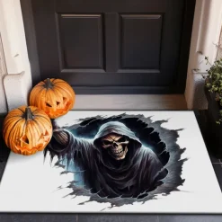 Halloween Decorations Monster Doormat Kitchen Mat Floor Mat Non-Slip Area Rug Oil Proof Rug Indoor Outdoor Mat Bedroom Decor Bathroom Mat Entrance Rug