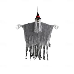 Halloween Decorations Outdoor, 1 Pcs Halloween Hanging Witch with Bendable Arms, Hanging Wicked Witches for Halloween Outdoor,Lawn, Yard, Patio Decorations