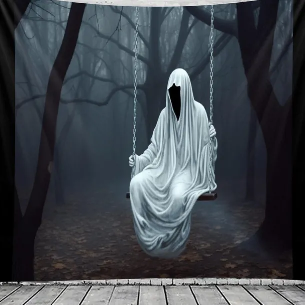 Halloween Decorations Skull Hanging Tapestry Wall Art Large Tapestry Mural Decor Photograph Backdrop Blanket Curtain Home Bedroom Living Room Decoration