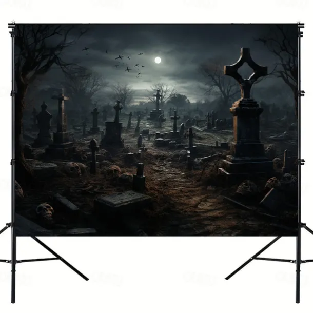 Halloween Decorations Skull Hanging Tapestry Wall Art Large Tapestry Mural Decor Photograph Backdrop Blanket Curtain Home Bedroom Living Room Decoration