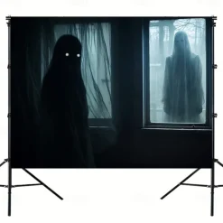 Halloween Decorations Skull Hanging Tapestry Wall Art Large Tapestry Mural Decor Photograph Backdrop Blanket Curtain Home Bedroom Living Room Decoration