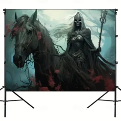 Halloween Decorations Skull Hanging Tapestry Wall Art Large Tapestry Mural Decor Photograph Backdrop Blanket Curtain Home Bedroom Living Room Decoration