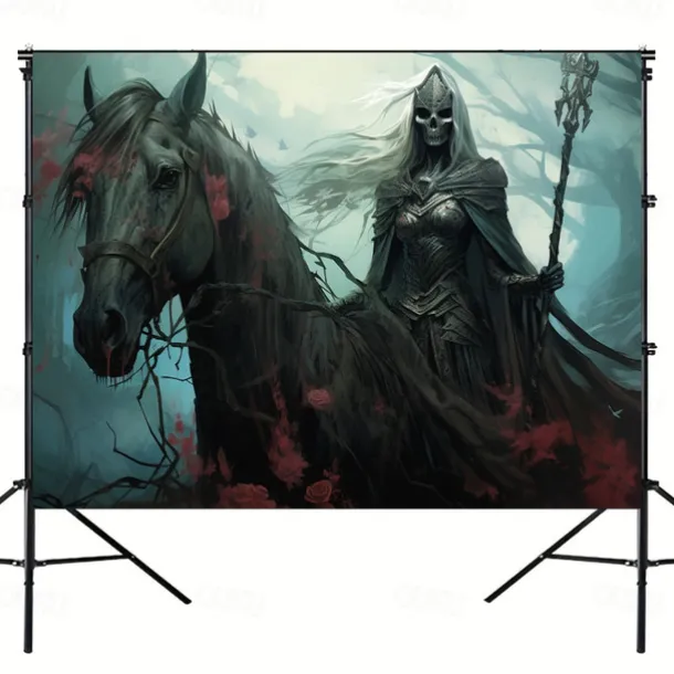 Halloween Decorations Skull Hanging Tapestry Wall Art Large Tapestry Mural Decor Photograph Backdrop Blanket Curtain Home Bedroom Living Room Decoration