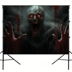 Halloween Decorations Skull Hanging Tapestry Wall Art Large Tapestry Mural Decor Photograph Backdrop Blanket Curtain Home Bedroom Living Room Decoration