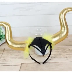 Halloween Devil Horn Head Buckle Geadband Ghost Festival Party Headdress Happy Helloween Party Decor 2025 Large Horn Headband