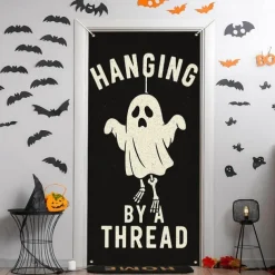 Halloween Door Cover – Funny Mummy Cat 