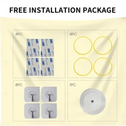 Halloween Door Cover Outdoor Banners Ghost Psychedelic Dark Punk Gothic Style Party Outdoor Shooting Backgrounds Front Door Wall Porch Decorations Wall Door Background