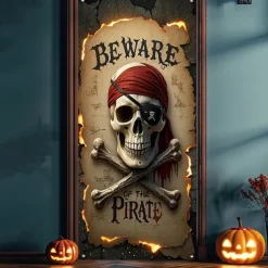 Halloween Door Covers Door Tapestry Door Curtain Decoration Backdrop Door Banner for Front Door Farmhouse Holiday Party Indoor Outdoor Decor Supplies