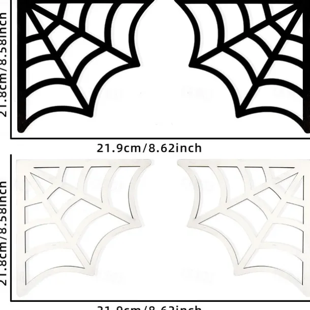 Halloween Door Frame Decals - Spooky Indoor and Outdoor Decorations, Including Castle, Spider Web, and Corner Door Signs, Perfect for Haunted House and Party Atmosphere