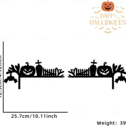 Halloween Door Frame Decals - Spooky Indoor and Outdoor Decorations, Including Castle, Spider Web, and Corner Door Signs, Perfect for Haunted House and Party Atmosphere