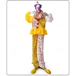 Halloween Electric Sensor Standing Clown Ornament Haunted House Party Glowing Swinging Decorative Prop