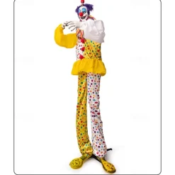 Halloween Electric Sensor Standing Clown Ornament Haunted House Party Glowing Swinging Decorative Prop