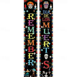 Halloween Fan Flag Bunting Outdoor Flag for Outdoor Halloween Yard Fence Hanging Spooky Pumpkin Banner Flag Table Decor Fall Room Decor Aesthetic Halloween Birthday Party Decor