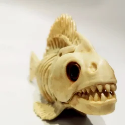 Halloween Fish Skeleton Modelfish Skeleton Halloween Skeleton Decoration Skeleton Ornament-Fish Tank Plastic Simulation Fish Bones Ornaments Party Decoration