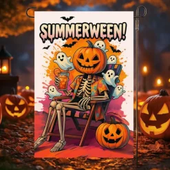 Halloween Garden Flag Banner – 