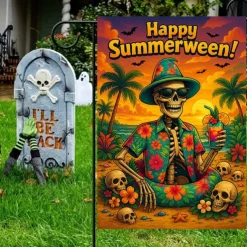 Halloween Garden Flag Banner – 