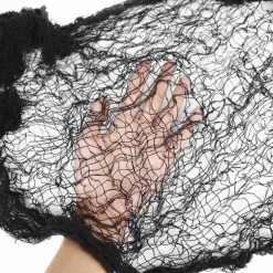 Halloween Gauze Creepy Cloth Black Netting Spider Web Decor Halloween Horror House Party Decoration