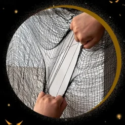Halloween Gauze Creepy Cloth Black Netting Spider Web Decor Halloween Horror House Party Decoration