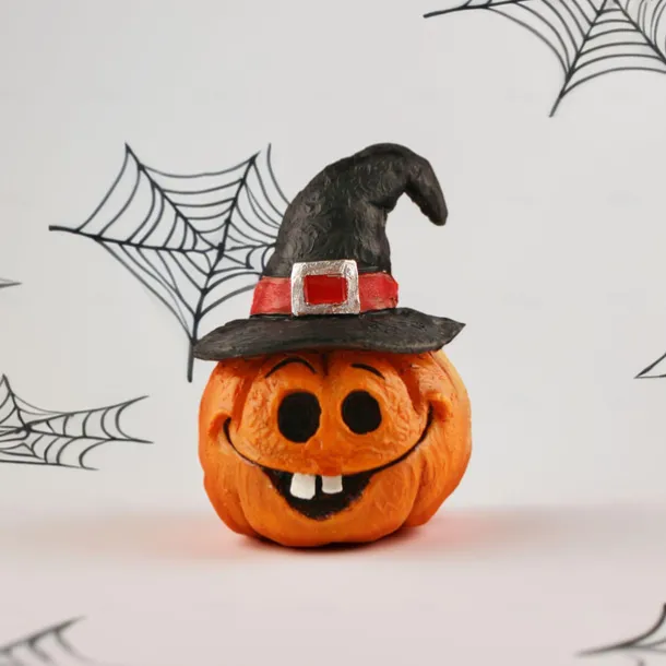 Halloween Ghost Pumpkin Ornament Micro Landscape Ornament Desktop Resin Small Ornament