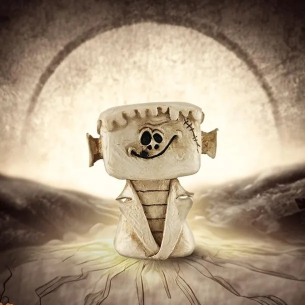 Halloween Ghost Pumpkin Ornament Micro Landscape Ornament Desktop Resin Small Ornament