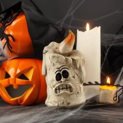 Halloween Ghost Pumpkin Ornament Micro Landscape Ornament Desktop Resin Small Ornament