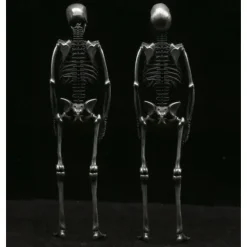 Halloween Gift 14CM/5.51inch, Handmade Sterling Silver Full Body Skeleton Pendant -HALLOWEEN GIFT