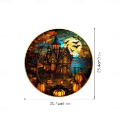 Halloween Glass Stickers Decoration Window Stickers Festive Atmosphere Party Decoration Wall Stickers