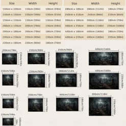 Halloween Graveyard Hanging Tapestry Wall Art Large Tapestry Mural Decor Photograph Backdrop Blanket Curtain Home Bedroom Living Room Decoration