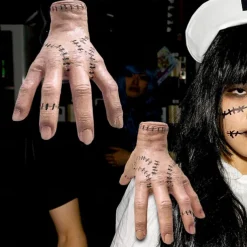 Halloween Hand Figurine Sculpture Thing Hand from Wednesday Addams Scary Realistic Fake Hand