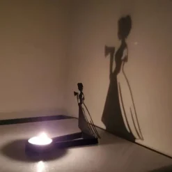Halloween Horror Nosferatu Candle Holder, Nosferatu Candle ShadowHorror Metal Decoration, Tealight Shadow Caster (Only Holder,Excluding Candles)