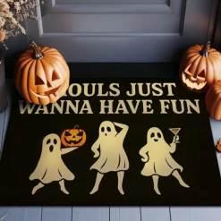 Halloween Indoor Outdoor Doormat Kitchen Mat 