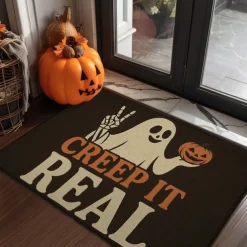 Halloween Indoor Outdoor Doormat Kitchen Mat 
