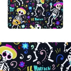 Halloween Kitchen Mats, 2PCS Kitchen Rugs, Cushioned Anti Fatigue Kitchen Mats for Floor, Non-Slip Standing Desk Mat, Waterproof Kitchen Rug Set for Kitchen, Floor, Office