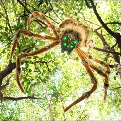 Halloween Large Spider Props Haunted House Escape Room Bar Venue Decoration Props 2-Meter Spider