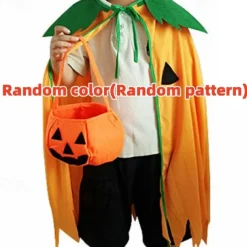 Halloween Loot Party Kids Pumpkin Trick Or Treat Tote Bags Candy Bag Halloween Candy Storage Bucket Portable Gift Basket