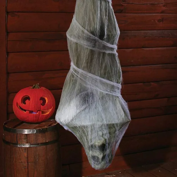 Halloween 1.8m Mummy Upside Down Ghost House Layout Props Trickery Secret Room Terror Decoration Hanging Ghost