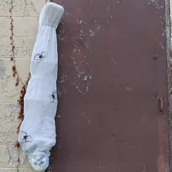 Halloween 1.8m Mummy Upside Down Ghost House Layout Props Trickery Secret Room Terror Decoration Hanging Ghost