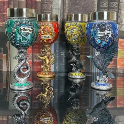Halloween Magic Medieval Goblet Model Cup, Fantasy Wizard Tankard Ornament, Vintage Decorative Trophy for Home Display, Resin Cup Replica