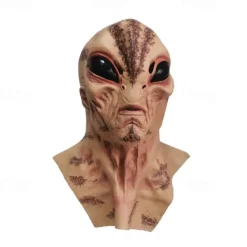 Halloween Mask Alien Funny Alien Magic Mask Cosplay Costume Party Novelty Latex Full Head Masks for Adult and Kids-Halloween