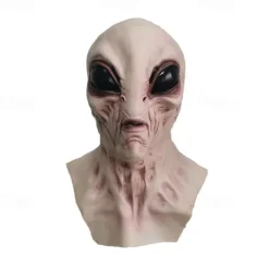 Halloween Mask Alien Funny Alien Magic Mask Cosplay Costume Party Novelty Latex Full Head Masks for Adult and Kids-Halloween