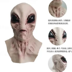 Halloween Mask Alien Funny Alien Magic Mask Cosplay Costume Party Novelty Latex Full Head Masks for Adult and Kids-Halloween