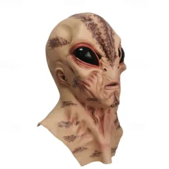 Halloween Mask Alien Funny Alien Magic Mask Cosplay Costume Party Novelty Latex Full Head Masks for Adult and Kids-Halloween