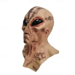 Halloween Mask Alien Funny Alien Magic Mask Cosplay Costume Party Novelty Latex Full Head Masks for Adult and Kids-Halloween