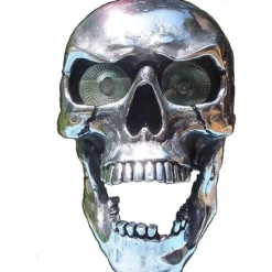 Halloween Motorcycle Headlight Decorations Motorcycle Skeleton Headlight Pendant Durable Retro Motorcycle Headlight for Motorcycle Decorations