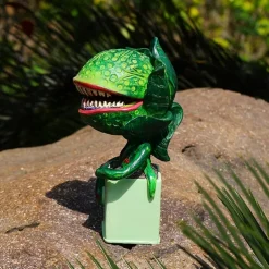 Halloween Outdoor Garden Plant Statue Sculpture Resin Cannibal Flower Outdoor Figurines Horrible Patio Art Ornaments for Lawn Decorations