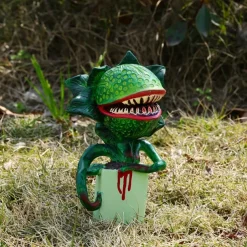 Halloween Outdoor Garden Plant Statue Sculpture Resin Cannibal Flower Outdoor Figurines Horrible Patio Art Ornaments for Lawn Decorations
