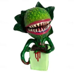 Halloween Outdoor Garden Plant Statue Sculpture Resin Cannibal Flower Outdoor Figurines Horrible Patio Art Ornaments for Lawn Decorations