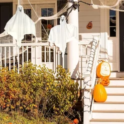 Halloween Party Decoration 25.5 Hanging Ghosts Cute Flying Ghost for Front Yard Patio Lawn Garden Party Dcor and Holiday Decorations