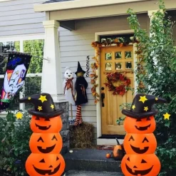 Halloween Pumpkin Balloon Inflatable Pumpkin Man Extra Large 53.1 inches (135 cm) Pumpkin Rocking Party Decoration Decoration Accessory for Home Decoration Luxury Costume School Festival Cultural