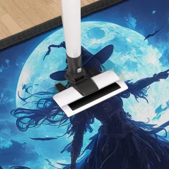 Halloween Pumpkin Doormat Jack O Lantern Witch Kitchen Mat Floor Mat Non-Slip Area Rug Oil Proof Rug Indoor Outdoor Mat Bedroom Decor Bathroom Mat Entrance Rug